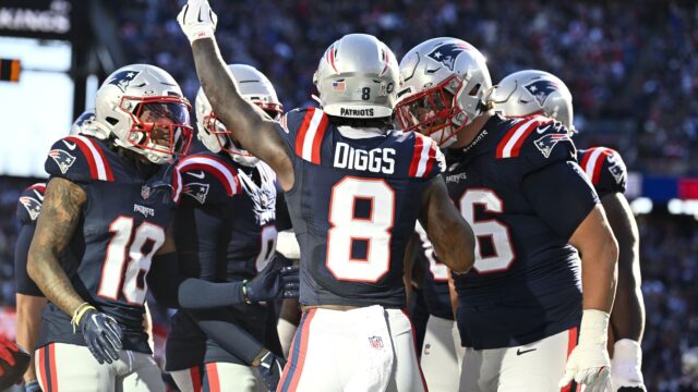 New England Patriots wide receiver Stefon Diggs