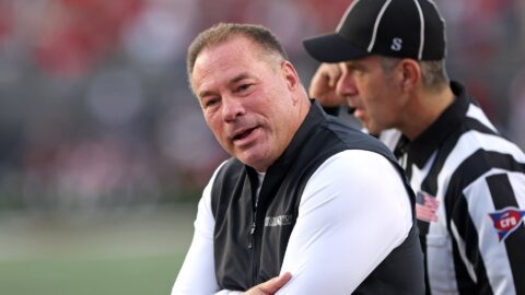 Arkansas State Red Wolves head coach Butch Jones