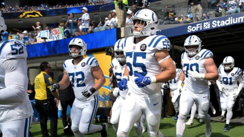 New England Patriots linebacker Chad Muma