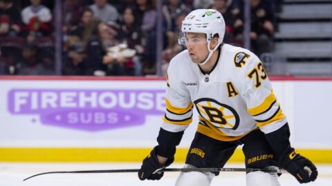 Boston Bruins defenseman Charlie McAvoy
