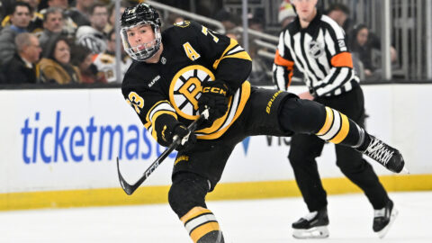 Boston Bruins defenseman Charlie McAvoy