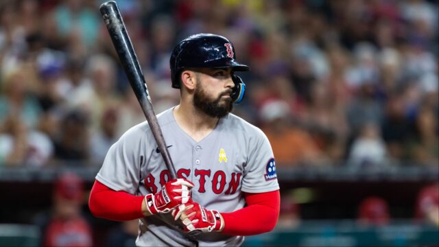 Bosto Red Sox catcher Connor Wong