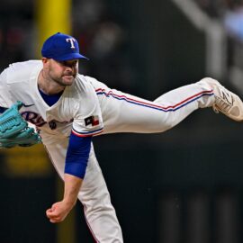 Texas Rangers pitcher Danny Coulombe