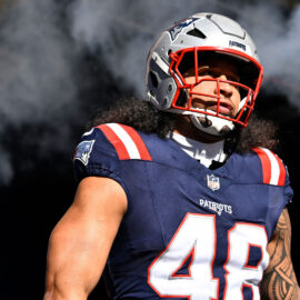 New England Patriots linebacker Jahlani Tavai