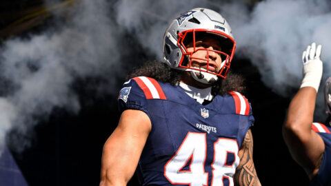 New England Patriots linebacker Jahlani Tavai