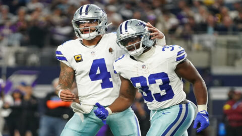 Dallas Cowboys running back Javonte Williams