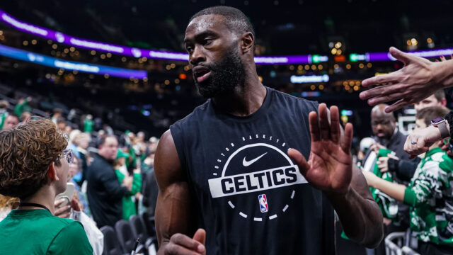 Boston Celtics forward Jaylen Brown