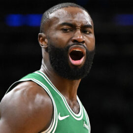 Boston Celtics forward Jaylen Brown