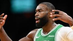 Boston Celtics forward Jaylen Brown