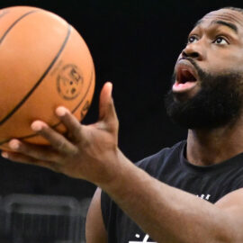 Boston Celtics forward Jaylen Brown