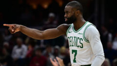 Boston Celtics forward Jaylen Brown