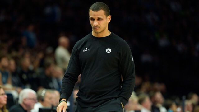 Boston Celtics head coach Joe Mazzulla