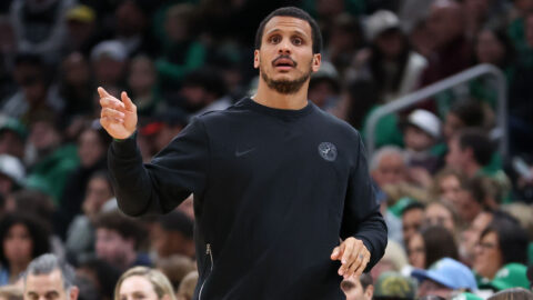 Boston Celtics head coach Joe Mazzulla