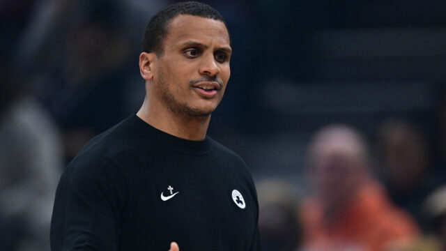 Boston Celtics head coach Joe Mazzulla