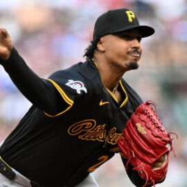 Boston Red Sox starting pitcher Johan Oviedo