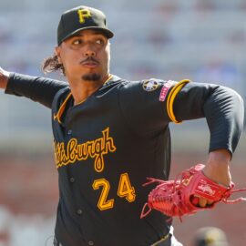 Boston Red Sox pitcher Johan Oviedo