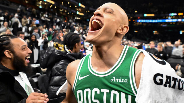 Boston Celtics forward Jordan Walsh