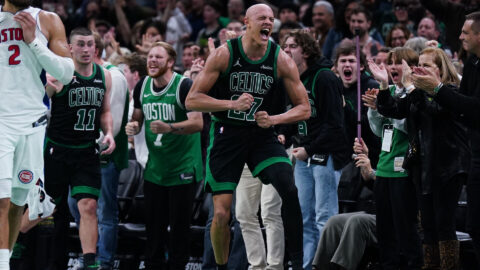 Boston Celtics forward Jordan Walsh