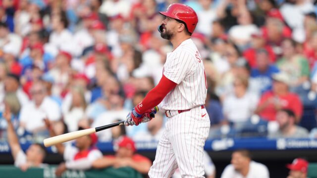 Philadelphia Phillies designated hitter Kyle Schwarber