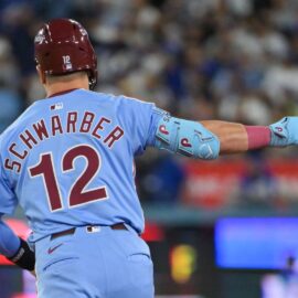 Philadelphia Phillies designated hitter Kyle Schwarber