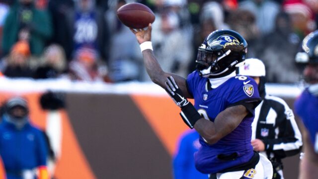 Baltimore Ravens quarterback Lamar Jackson