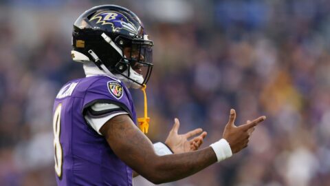 Baltimore Ravens quarterback Lamar Jackson