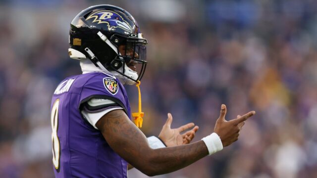 Baltimore Ravens quarterback Lamar Jackson