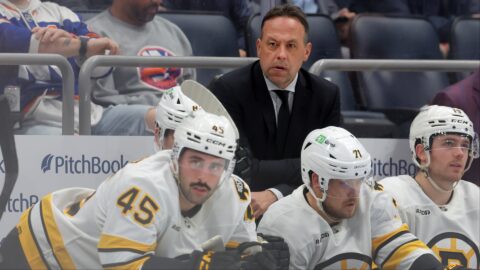 Boston Bruins head coach Marco Sturm