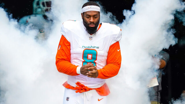 Former Miami Dolphins outside linebacker Matthew Judon