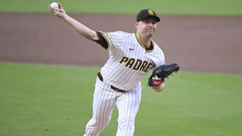 San Diego Padres starting pitcher Michael King