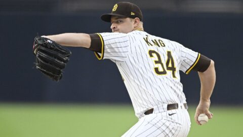 San Diego Padres starting pitcher Michael King