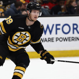 Boston Bruins center Morgan Geekie