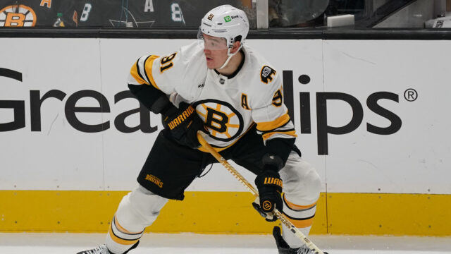 Boston Bruins defenseman Nikita Zadorov