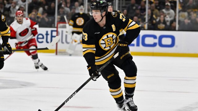 Boston Bruins defenseman Charlie McAvoy