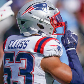 New England Patriots linebacker Christian Elliss