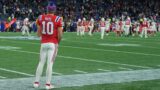 New England Patriots quarterback Drake Maye