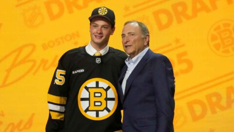 Boston Bruins draft pick James Hagens