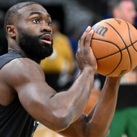 Boston Celtics guard Jaylen Brown