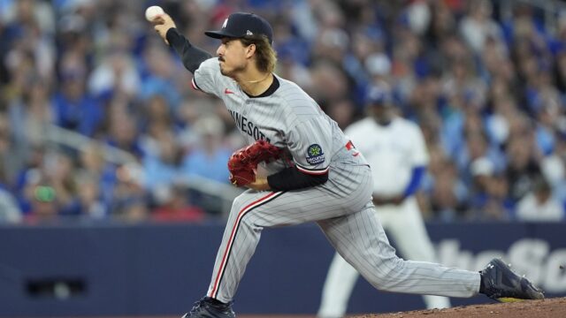 Minnesota Twins starting pitcher Joe Ryan