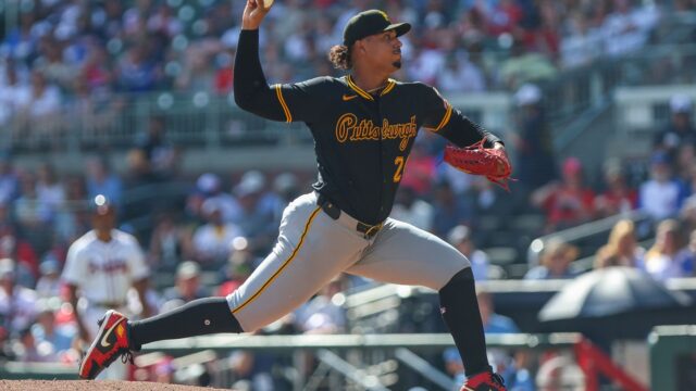 Starting pitcher Johan Oviedo