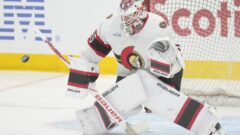 Ottawa Senators goaltender Linus Ullmark