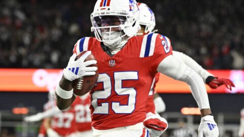 New England Patriots cornerback Marcus Jones