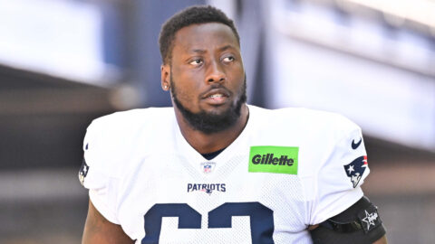 New England Patriots offensive guard Mehki Butler