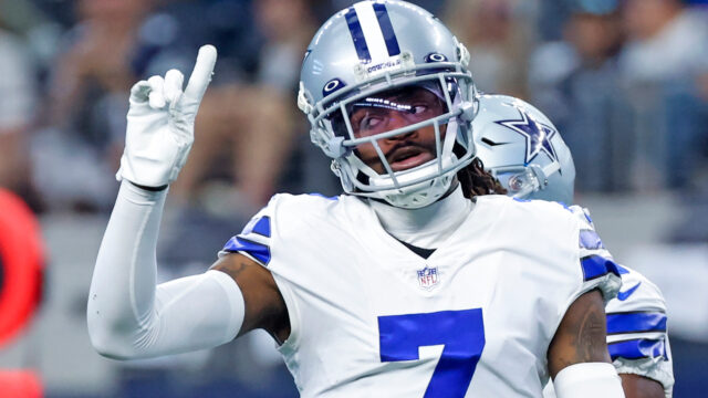 Dallas Cowboys cornerback Trevon Diggs