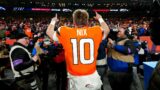 Denver Broncos quarterback Bo Nix