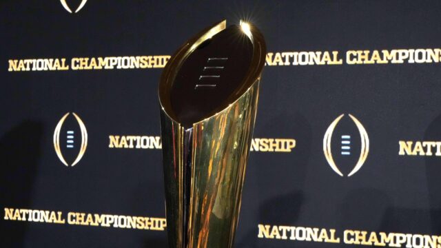 CFP National Championship Trophy