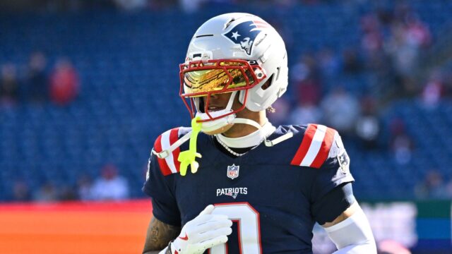 New England Patriots cornerback Christian Gonzalez