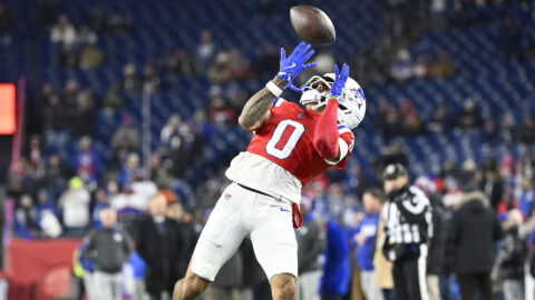 New England Patriots cornerback Christian Gonzalez