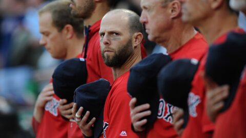 Former Boston Red Sox infielder Dustin Pedroia