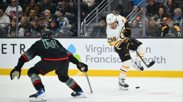 Boston Bruins forward David Pastrnak